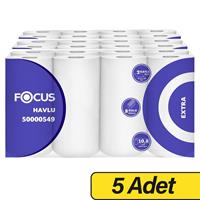Focus Extra Kağıt Havlu Çift Katlı 22.75 x 12 cm 90 Yaprak - 24 Adet (50000549) x 5 Adet