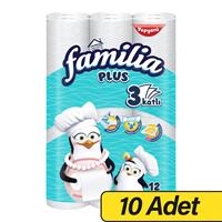 Familia Kağıt Havlu Üç Katlı 22.5 x 12.5 cm 80 Yaprak - 12'li x 10 Adet