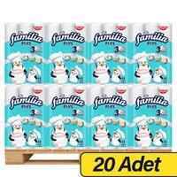 Familia Kağıt Havlu Üç Katlı 22.5 x 12.5 cm 80 Yaprak - 12'li x 20 Adet (1 Palet)