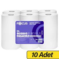 Focus Quıck Hareketli Kağıt Havlu Çift Katlı 21 cm x 70 m - 6'lı (50000562) x 10 Adet
