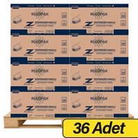 Rulopak Z Katlama Kağıt Havlu 2 Katlı 21 x 22.5 cm 200 Yaprak - 12'li (300110) x 36 Adet (1 Palet)