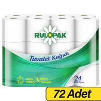 Rulopak Tuvalet Kağıdı 2 Katlı 18 m - 24'lü x 3 Adet (300127) 72 Adet
