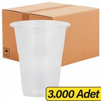 Asorty Eco Plastik Otomat Bardağı 1.1 g 7 oz 180 ml 3000 Adet (1 Koli)