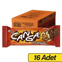 Eti Canga Yer Fıstıklı Çikolatalı Bar 45 g x 16 Adet