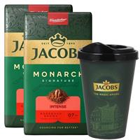 Jacobs Monarch Signature Intense Filtre Kahve 250 g x 2 Adet Alana Jacobs Mug 400 ml Hediye