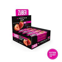 Züber Hi Protein Çilekli Bar 45g x 12 Adet