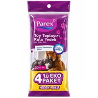 Parex Premium Tüy Toplayıcı Yedek Rulo - 4'lü Paket
