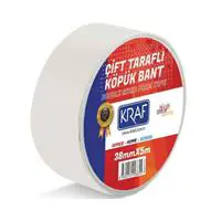 Kraf Çift Taraflı Köpük Bant 38mm x 5m