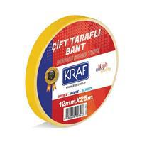 Kraf Çift Taraflı Bant 12mm x 25m