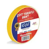 Kraf Çift Taraflı Bant 15mm x 25m