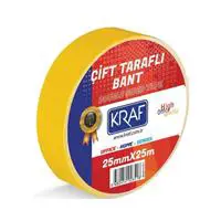 Kraf Çift Taraflı Bant 25mm x 25m