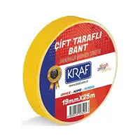 Kraf Çift Taraflı Bant 19mm x 25m