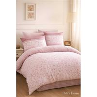 Çift Kişilik Pamuklu Nevresim Takımı Romantic Pink Çiçekli