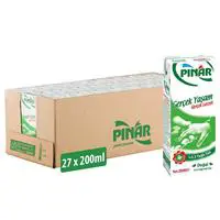 Pınar Tam Yağlı Süt 200 ml x 27 Adet