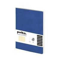 Pulko Notebook PND033L Termo Deri Düz Defter 20 x 28 cm 96 Sayfa Esnek Kapak - Lacivert