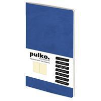 Pulko Notebook PND032L Termo Deri Kareli Defter 13 x 21 cm 96 Sayfa Esnek Kapak - Lacivert