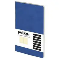 Pulko Notebook PND032L Termo Deri Kareli Defter 13 x 21 cm 96 Sayfa Esnek Kapak - Lacivert