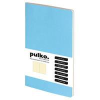 Pulko Notebook PND032TK Termo Deri Kareli Defter 13 x 21 cm 96 Sayfa Esnek Kapak - Turkuaz