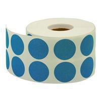 Tanex Nokta Etiket 25 mm 2.500 Adet - Mavi