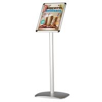 Snapper Dekoratif Menü ve Yönlendirme Panosu Rondo Çerçeveli A4 - Metalik Gri