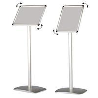 Snapper Dekoratif Menü ve Yönlendirme Panosu Gönye Çerçeveli A3 - Metalik Gri