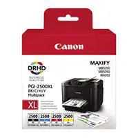 Canon PGI-2500XL (9254B004) Mürekkep Kartuş 2.500 / 1.500 / 1.755 Sayfa - Dört Renkli