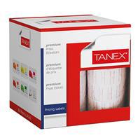 Tanex Fiyat Etiketi 21 x 12 mm 800 Adet x 24 Rulo - Beyaz