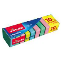 Vileda Rainbow Düz Bulaşık Süngeri 10 Adet - Karışık Renkler