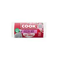 Cook Küçük Boy Çöp Torbası 40 x 47 cm Bahar Çiçekli 30'lu Rulo