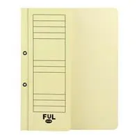 Ful Color 05114 Yarım Kapak Dosya Karton A4 50 Adet - Sarı