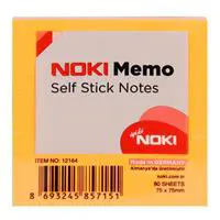 Noki Memo 12164 Yapışkanlı Not Kağıdı 75 x 75 mm 80 Yaprak - Turuncu