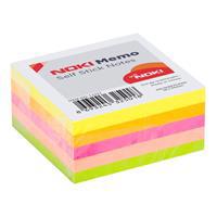 Noki Memo 12337 Yapışkanlı Not Kağıdı 50 x 50 mm 250 Yaprak - Karışık Neon Renk