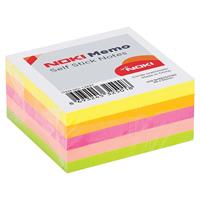 Noki Memo 12337 Yapışkanlı Not Kağıdı 50 x 50 mm 250 Yaprak - Karışık Neon Renk