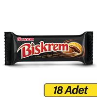 Ülker Biskrem Kakao Kremalı Bisküvi 100 g x 18 Adet