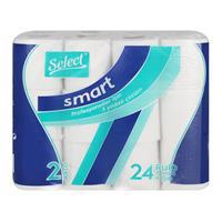 Select Smart Tuvalet Kağıdı Çift katlı 140 Yaprak 17.5 m - 24 Adet