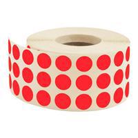 Tanex Nokta Etiket 10 mm 5.000 Adet - Kırmızı