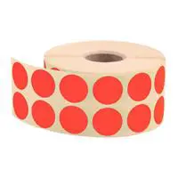 Tanex Turuncu Nokta Etiket 20 mm 2500 Adet görseli