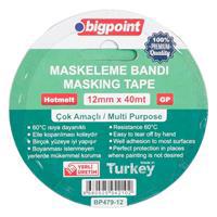 Bigpoint BP479 Maskeleme Bandı (Krepe) 12 mm x 40 m