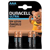 Duracell Ultra Power Alkaline AAA İnce Kalem Pil 1.5 V 4 Adet 