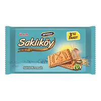 Ülker Saklıköy Bisküvi Sütlü Kremalı 88 g x 3 Adet görseli