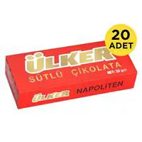 Ülker Napoliten Çikolata 33 g x 20 Adet