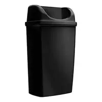 Rulopak Çöp Kovası Duvara Monte Plastik 50 L - Siyah (603306)