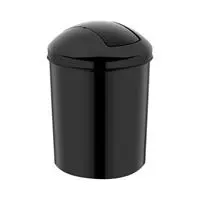 Rulopak Çöp Kovası Sallanır Kapak Plastik 15 L - Siyah (603202)