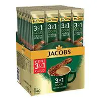 Jacobs Gold 3'ü 1 Arada Hazır Kahve Yoğun Lezzet 18 g x 40 Adet