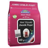 Karali Tiryaki Jumbo Demlik Poşet Çay 40 g x 25 Adet