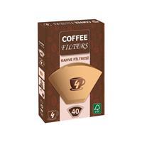 Coffee Filters Filtre Kahve Kağıdı 1x4 40 Adet