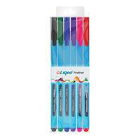 Liqeo 8027 Fineliner Kalem 0.4 mm 6 Adet - Karışık Renk