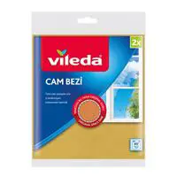 Vileda Mikrofiber Cam Bezi 39.5 x 34 cm 2 Adet - Karışık Renkler