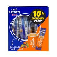 Cafe Crown 3'ü 1 Arada Hazır Kahve Fındıklı 18 g x 10 Adet