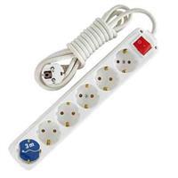 Almera 6 Soketli Priz Kablolu 3 m Anahtarlı